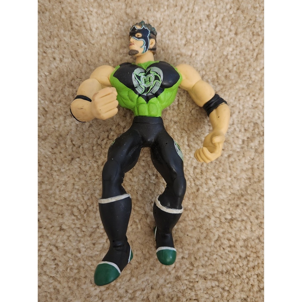 2002 WWE Hurricane Jakks Pacific Flex'ems  Bendable Rubber figure
